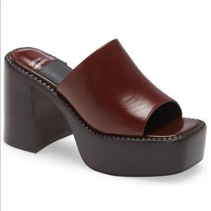 Concert Platform Slide Sandal